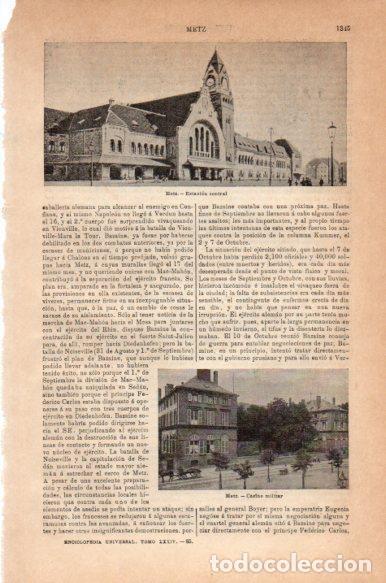 Postais: LAMINA V43970: Estacion y Casino militar en Metz - Varios