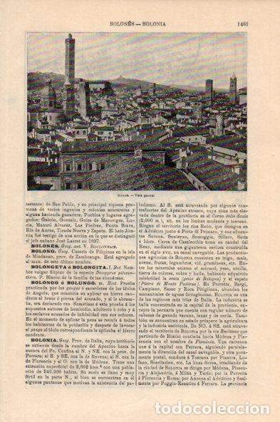 Postkarten: LAMINA V44144: Vista general de Bolonia - Varios