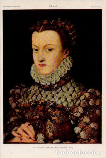 Cartoline: LAMINA V43681: Isabel de Austria por Clouet - Varios
