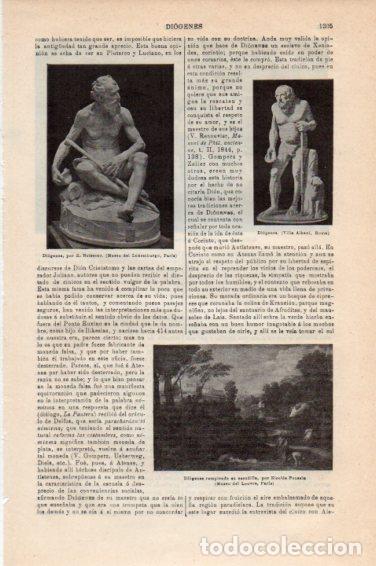 Cartoline: LAMINA V44967: Diogenes esculturas - Varios