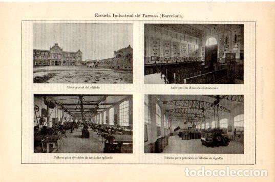 Cartoline: LAMINA V44643: Escuela Industrial de Terrasa, Barcelona - Varios