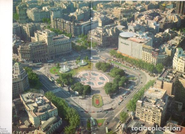 Postais: LAMINA V45363: Vista aeria Pla&ccedil;a de Catalunya, Barcelona - Jaume Sobreques i Callico