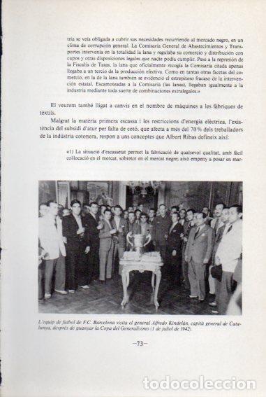 Postcards: LAMINA V45085: Equip futbol F. C. Barcelona i general A. Kindelan juliol 1942 - Jaume Sobreques i Ca