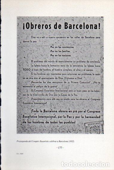Postais: LAMINA V45103: Propaganda Congres Eucaristic a Barcelona 1952 - Jaume Sobreques i Callico