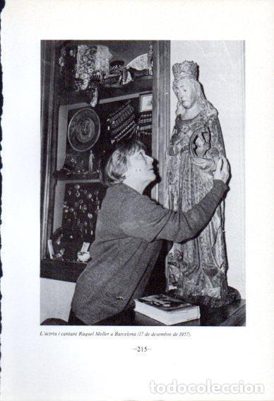 Cartes Postales: LAMINA V45111: Raquel Meller a Barcelona, desembre 1957 - Jaume Sobreques i Callico