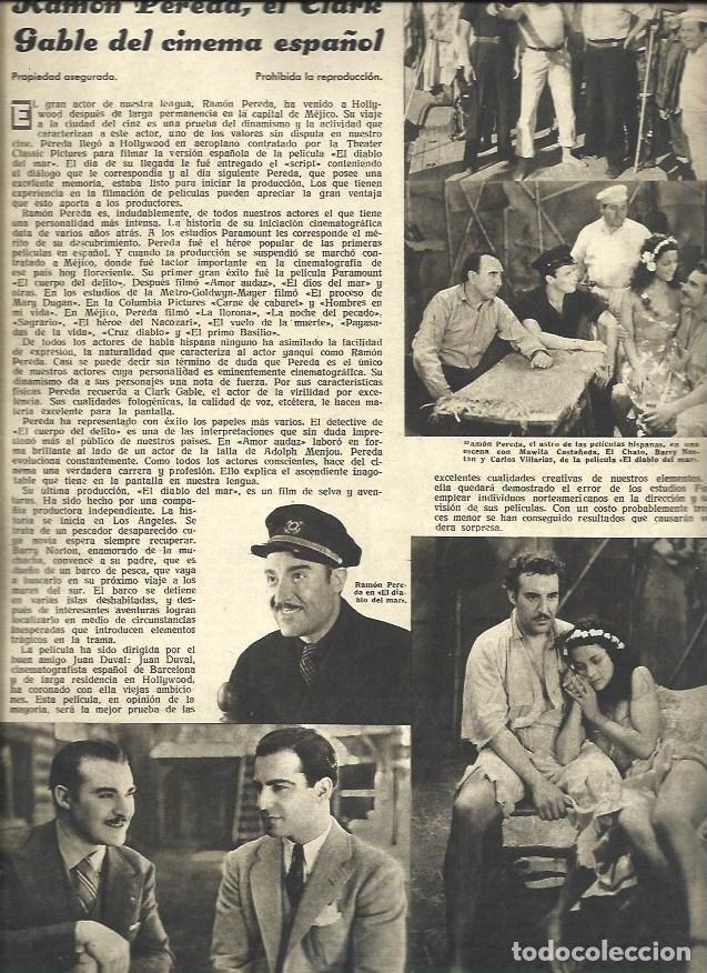 Cartes Postales: LAMINA 37793: Ramon Pereda en El diablo del mar - VVAA