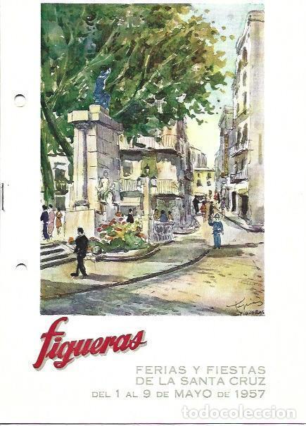Postales: OBRA 37728: Ferias y fiestas de la Santa Cruz, Figueres 1957 - VVAA