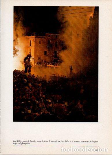 Cartoline: LAMINA V45819: Sant Felix als carrers de Vilafranca - Aureli Capmany