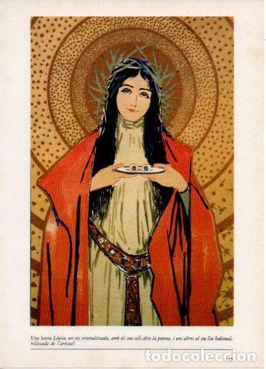 Postcards: LAMINA V45833: Santa Lucia un xic orientalitzada - Aureli Capmany