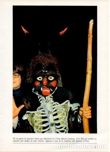 Postkarten: LAMINA V45780: Macara dels diables de Sant Antoni, Mallorca - Aureli Capmany