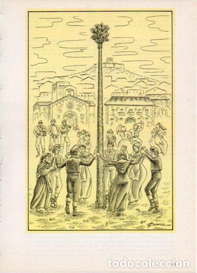 Postkarten: LAMINA V45796: Il&middot;lustracio la Festa de l'Arbre de J. Cebria - Aureli Capmany