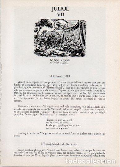 Cartoline: LAMINA V45838: Il&middot;lustracio la pasta i l'infanto pel Juliol se gla&ccedil;a - Aureli Capmany