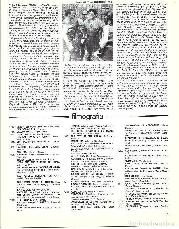 Postkarten: LAMINA 38075: Filmografia de peliculas sobre Roma - VVAA
