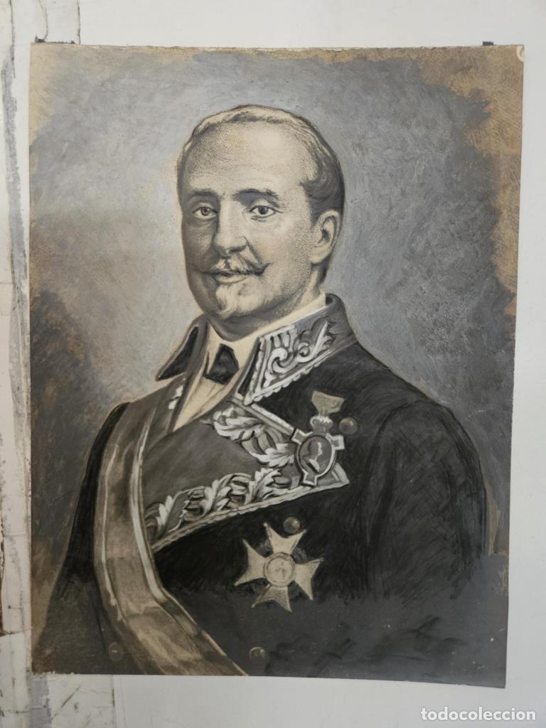 Postais: Reproducci&oacute;n de cuadro/lienzo (numerado 15): Retrato del militar y pol&iacute;tico del siglo XIX Leopoldo O