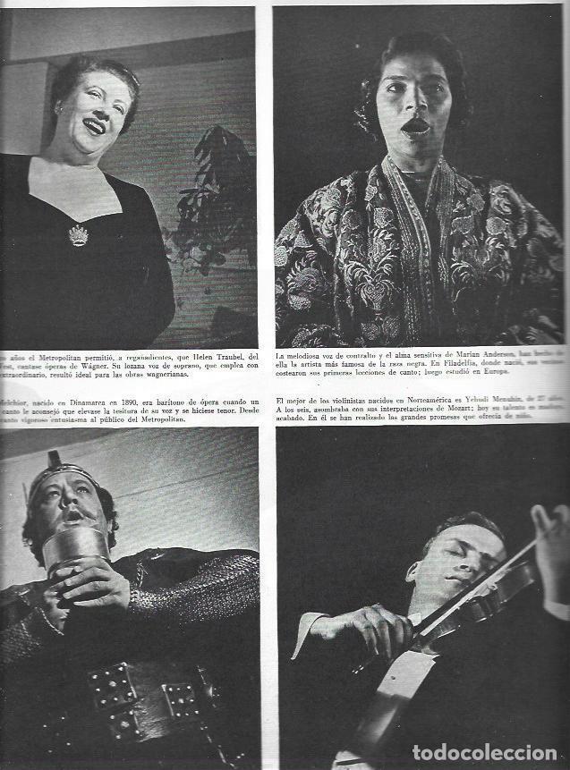 Postais: LAMINA 38554: Helen Traubel, Marian Anderson, Lauritz Melchior y Yehudi Menuhin - VVAA