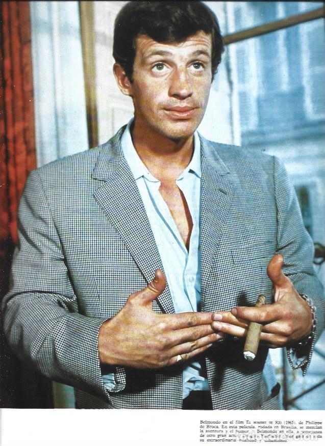 Postais: LAMINA 38352: Jean Paul Belmondo en El hombre de Rio - VVAA