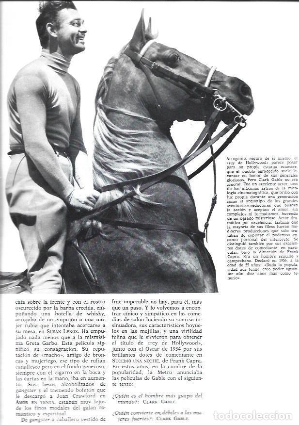 Cartes Postales: LAMINA 38293: Clark Gable montando a caballo - VVAA