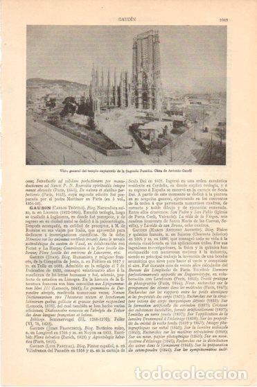 Postales: LAMINA V46294: Vista de la Sagrada Familia, Barcelona - Varios