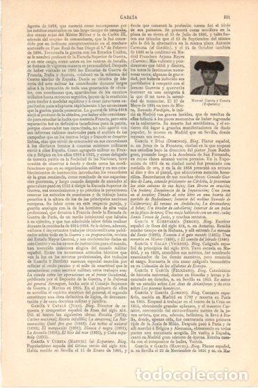 Postkarten: LAMINA V46260: Manuel Garcia y Cuesta o Espartero - Varios
