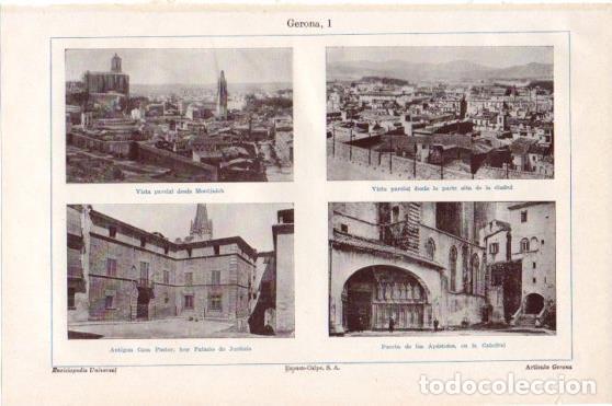 Postais: LAMINA V46327: Vistas de Gerona - Varios