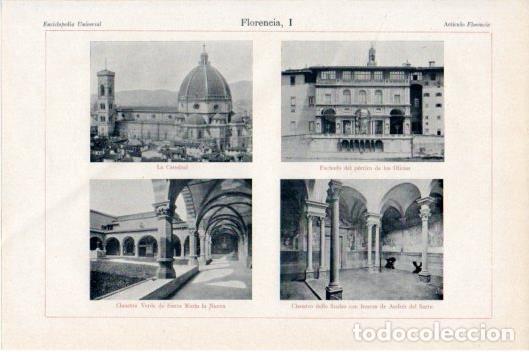 Cartoline: LAMINA V45856: Claustros de Santa Maria la Nueva y dello Scalzo, Florencia - Varios