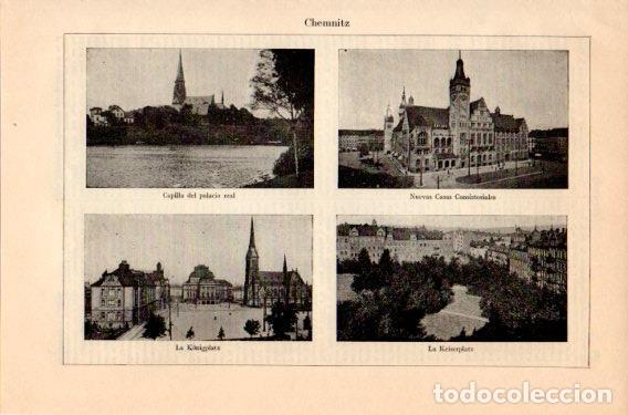 Cartoline: LAMINA V46768: Vistas de Chemnitz, Alemania - Varios