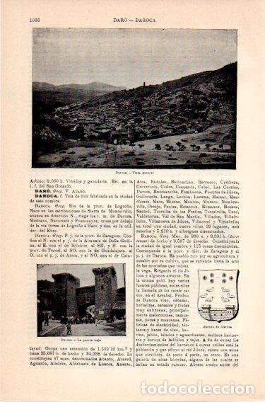 Postkarten: LAMINA V46909: Vista general de Daroca - Varios