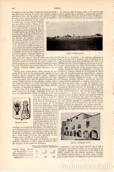 Postcards: LAMINA V46640: Vista general de Zafra - Varios