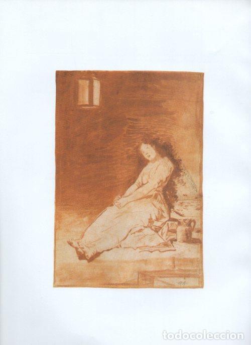Postales: LAMINA V47225: Capricho 32 por Goya, dibujo preparatorio - NULL