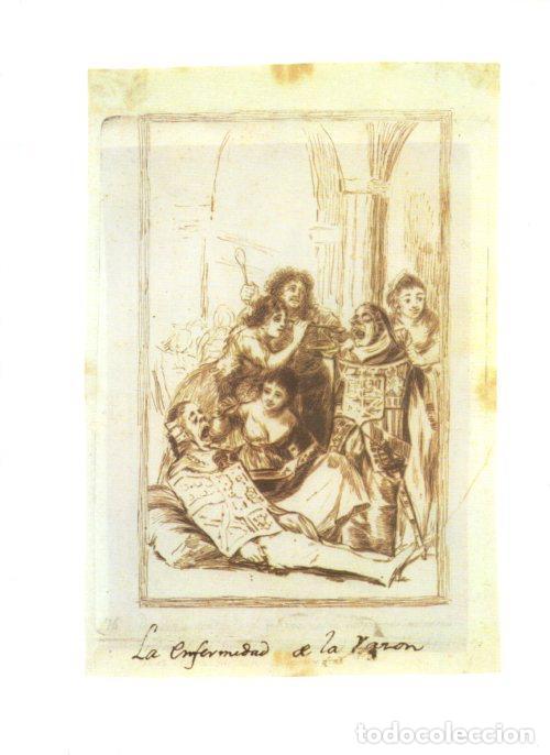 Cartes Postales: LAMINA V47258: Capricho 50 por Goya, dibujo preparatorio - NULL