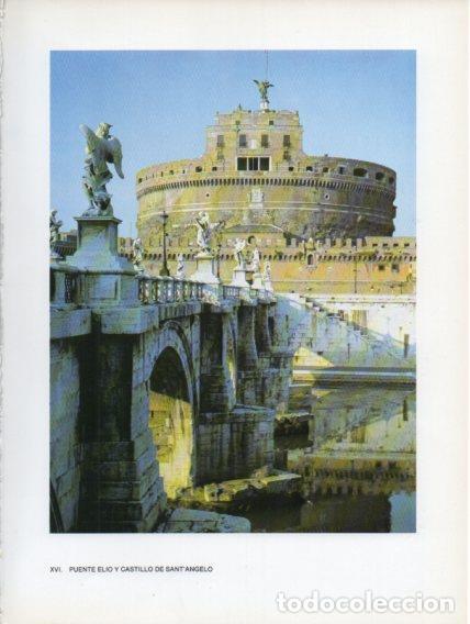 Cartoline: LAMINA V47004: Puente Elio y Castillo de Sant'Angelo, Roma - Raymonde de Gans