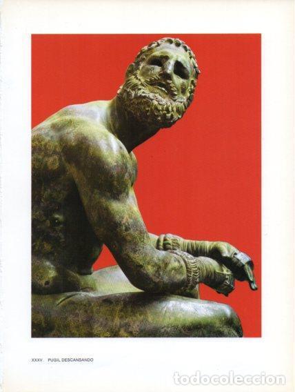 Postcards: LAMINA V47023: Pugil descansando estatua - Raymonde de Gans