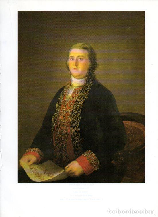 Postais: LAMINA V47115: Juan Lopez de Robredo por Goya - NULL