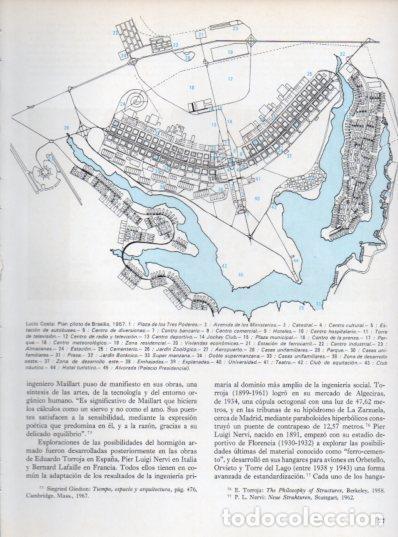 Postais: LAMINA V48051: Mapa plan piloto de Brasilia por Lucio Costa - J. Pijoan