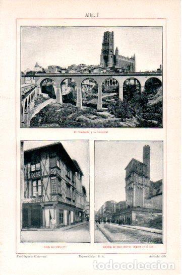 Postkarten: LAMINA V47532: Vistas de Albi, Francia - Varios