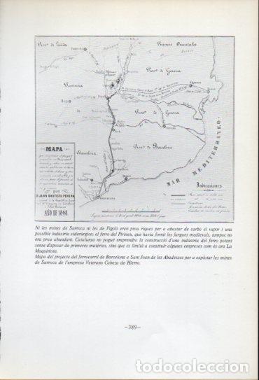 Postais: LAMINA V47634: Mapa del ferrocarril de Barcelona a Sant Joan de les Abadesses - Antoni Rovira i Virg