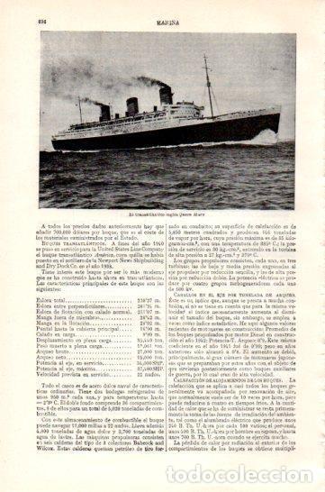 Postales: LAMINA V47422: Transatlantico Queen Mary - Varios