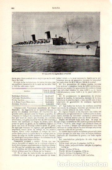 Postales: LAMINA V47423: Transatlantico Queen Elisabeth - Varios