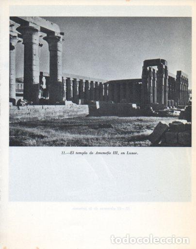 Postcards: LAMINA V47889: Templo de Amenofis III en Luxor - NULL
