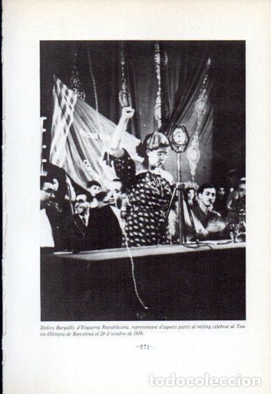 Cartes Postales: LAMINA V47745: Dolors Bargallo miting al Teatre Olimpia de Barcelona 1936 - Jaume Sobreques i Callic
