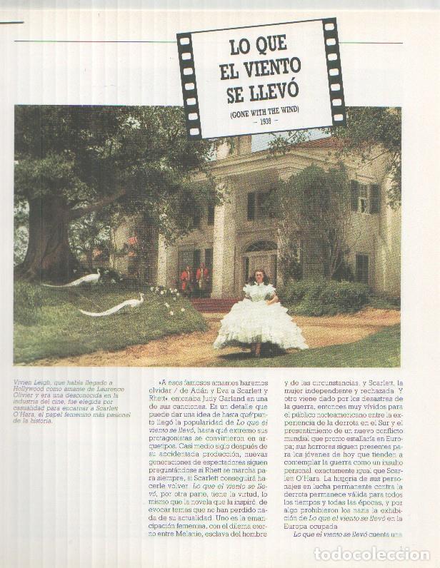 Postales: Peliculas miticas y musicales: Lo que el viento se llevo -