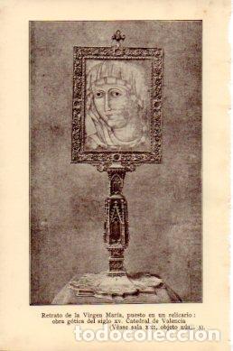 Cartoline: LAMINA V48739: Retrato Virgen Maria en un relicario siglo XV - NULL