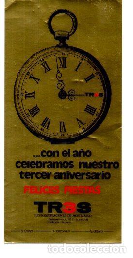 Postkarten: V48255: Felicitacion Navidad TR3S tercer aniversario en Cerdanyola Barcelona - NULL