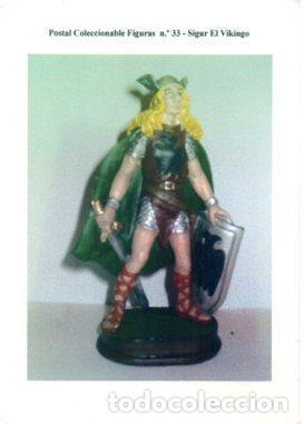 Postales: V48226: Sigur El Vikingo. Postal Coleccionable Figuras n&ordm; 33 - NULL