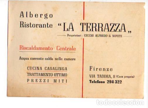 Postkarten: V48223: Albergo Ristorante La Terrazza, Firenze - NULL