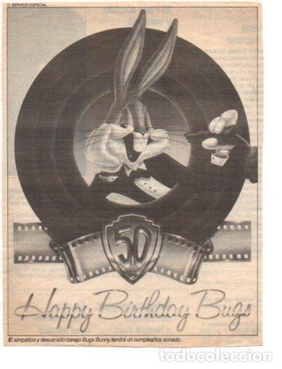 Postales: V48672: Bugs Bunny Feliz 50 Cumplea&ntilde;os - NULL - Foto 1