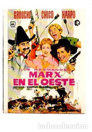 Postales: V48586: Los hermanos Marx en el Oeste cartel de la pelicula - NULL