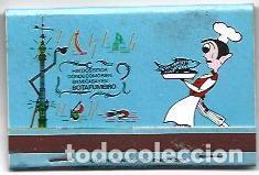 Cartoline: CAJA DE CERILLAS 1: Restaurante Botafumeiro. Barcelona - NULL
