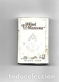 Postcards: CAJA DE CERILLAS 170: Hotel El Mansour. Casablanca - NULL