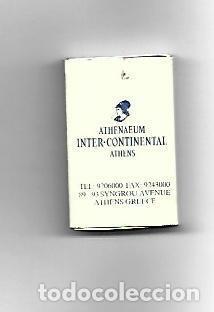 Postkarten: CAJA DE CERILLAS 169: Athenaeum Inter-Continental. Atenas - NULL